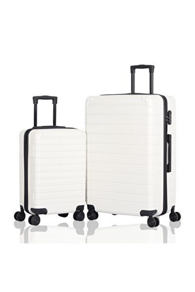 AVIATOR حقيبتين سفر صلبة | ماركة AVATOR | مصنوعه من ABS عالي الجوده- مقاس 28 انش - 20 انش-خفيفة الوزن