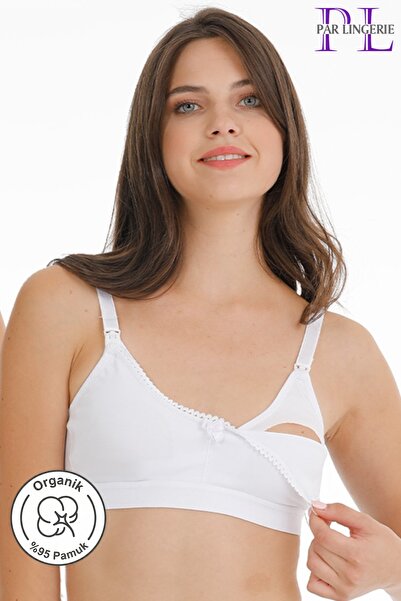 par lingerie pl SUtien DE ALAPTAȚIE CU DANTELOR FĂRĂ CAPACE ALB