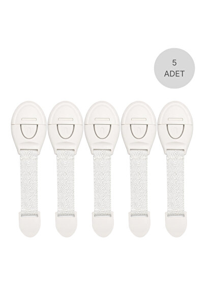 ketbox Çocuk Bebek Çekmece Dolap Beyaz Eşya Güvenlik Emniyet Koruma Kilidi Çok Amaçlı Kilit 5 Adet