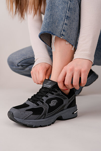 infinite8 530 Kadın, Erkek, Çocuk Unisex Triko Yürüyüş Spor Ayakkabısı, Günlük Sneaker