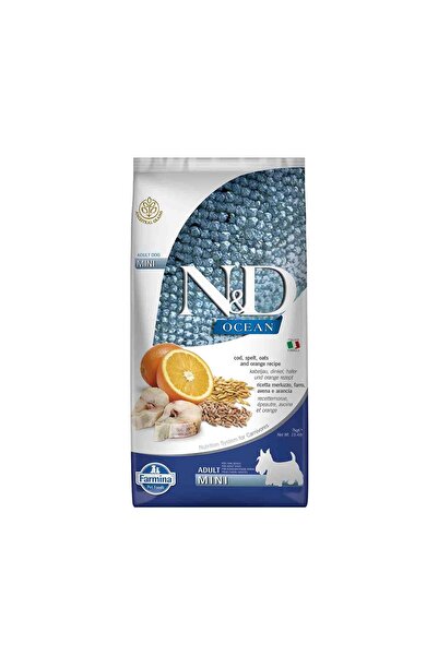 N&D Ocean Düşük Tahıllı Balıklı Küçük Irk Yetişkin Köpek Maması 7 kg