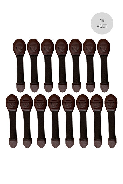 ketbox Çocuk, Bebek Çekmece, Dolap, Beyaz Eşya Güvenlik Emniyet Koruma Kilidi - Çok Amaçlı Kilit 15 Adet