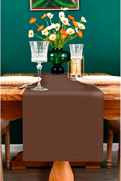 Monolisse Covoraș de podea din pânză rezistent la lichide și la pete, maro în...