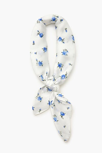 Forever 21 Saten Gül Desenli Bandana