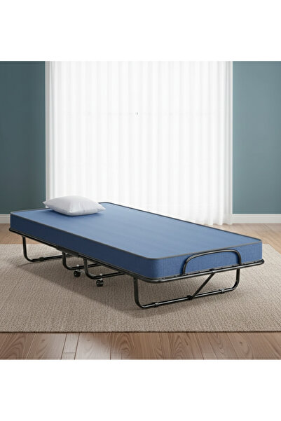 UPR HOME Sünger Yatak 90x190 – Ortopedik, 10 cm, Lacivert