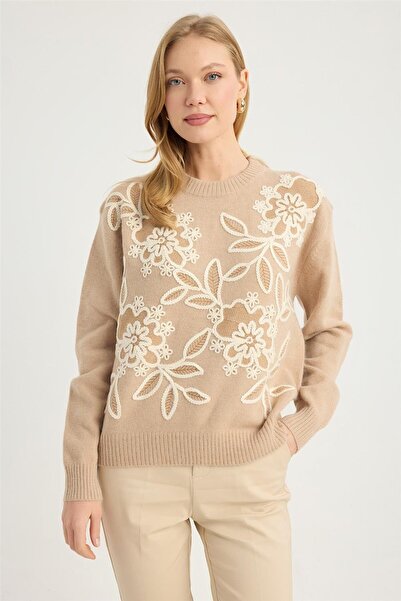 HomeStore Embossed Sweater