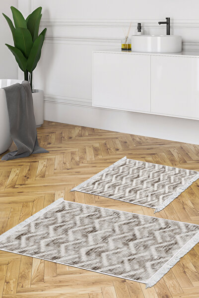 KAYABEY HOME Set covoraș de baie cu bază anti-alunecare Djt 2 piese Star Bumb...