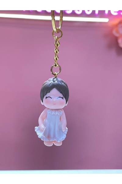 La She Accessories Girl Figure Keychain