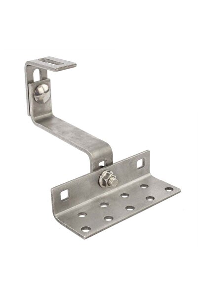 Admira Systems Cârlig de fixare din oțel inoxidabil – reglabil dublu – pentru acoperiș din țiglă ceramică sau beton – L115/6 mm