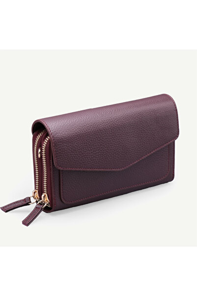 Uderra Leather Uderra Women's Genuine Leather Burgundy Floter Leather Wallet ...
