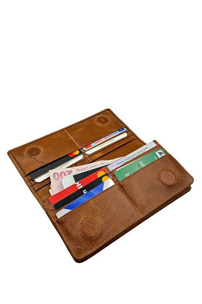 MARCO LUCCİ EL TUTAMAÇLI %100 HAKİKİ GREYZİ TABA CÜZDAN