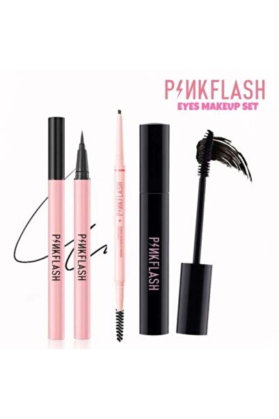 pinkflash مجموعة مكياج العيون اليومي من بينك فلاش - 3 قطع
