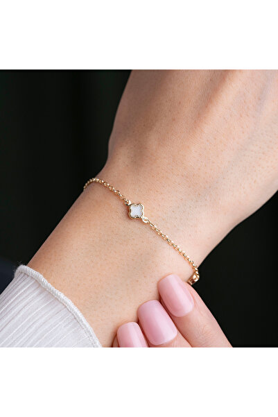 Goldstation 14 Ayar Yonca Bileklik