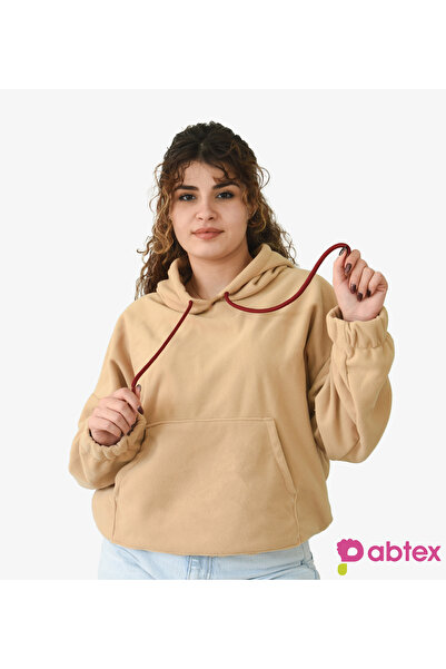 Pabtex قصة فضفاضة سويت شيرت نسائي بقلنسوة