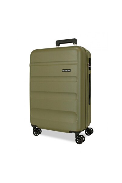 Roll Road Troler mediu, Flex, ABS, kaki, 46x65x25 cm