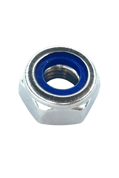 Admira Systems Set de 500 de piulițe hexagonale autoblocante DIN 985, oțel inoxidabil A2 cu inserție din plastic, M8