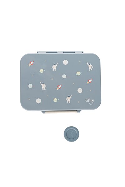 Citron علبة غداء تريتان للأطفال بأربعة أقسام سهلة الفتح، مثالية للمدرسة والسفر، بتصميم أنيق.