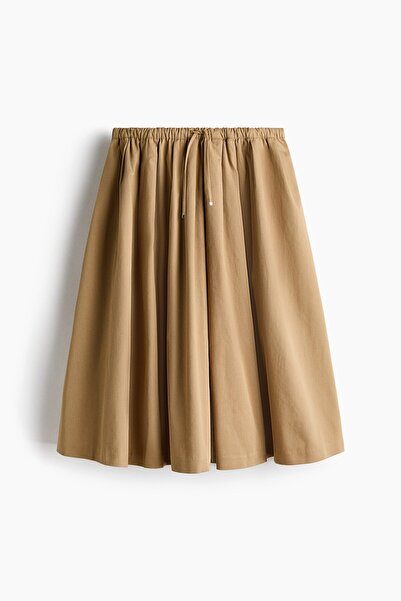H&M Pilili Gabardin Etek