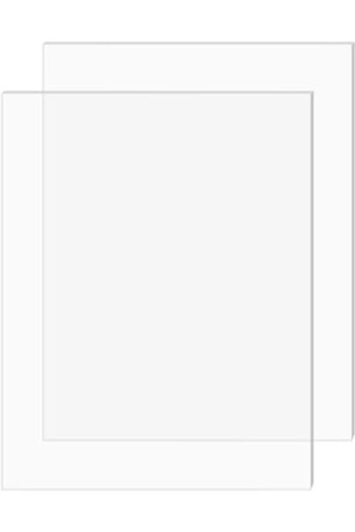 Slasa لوح أكريليك شفاف مصنوع من زجاج بلكسي مصبوب، سمكه 2 مم (0.08 بوصة)، عبوة...