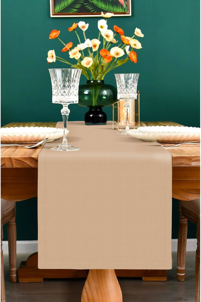 Monolisse Covoraș de podea din pânză rezistent la lichide și la pete, bej des...