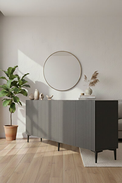 CENEYRA KA1807A ZEYNEP180 KONSOL, KAHVE KÖŞESİ ve TV SEHPASI ANTRASİT 180cm