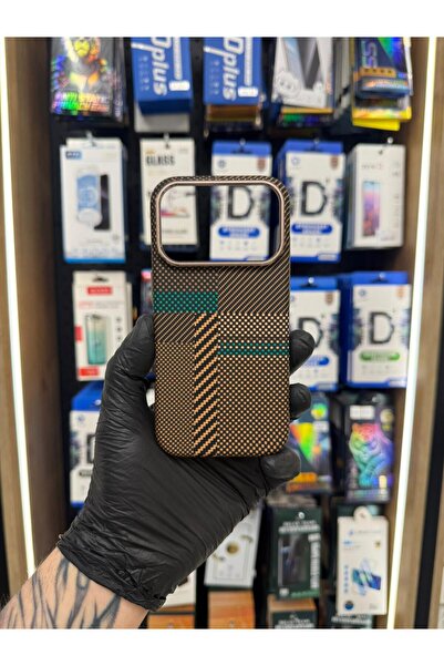 SOYLU MİX İphone 17 Pro Orjinal Kkarbon Magsafe Hızlı Şarj Destekli Lens Koru...