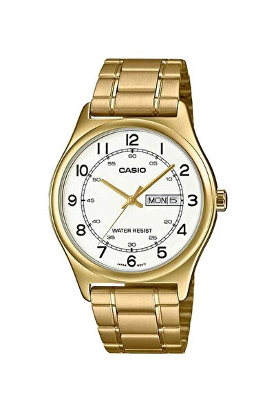 Casio Men's Stainless Steel Analog White Dial Wrist Watch