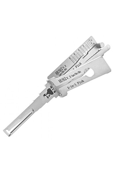 3DTotal Publishing Lishi HU92 2 in 1 car tool decoder, compatible BMW, MINI, ...