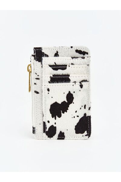 LC Waikiki LCW ACCESSORIES Desenli Fermuarlı Kadın Kartlık Cüzdan