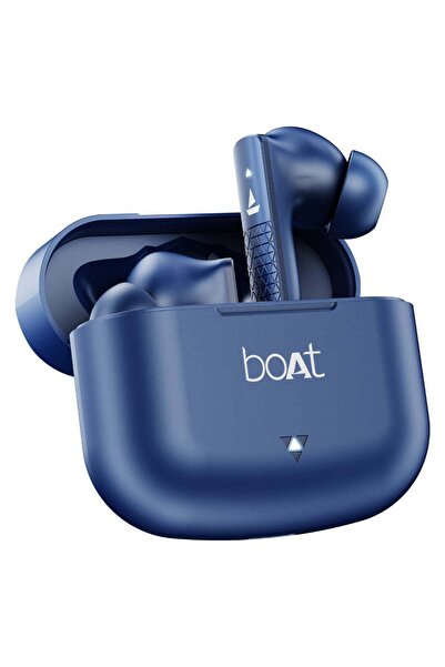 BOAT سماعات أذن لاسلكية داخلية Airdopes 91 مع 45 ساعة من التشغيل، ووضع Beast Mode مع زمن استجابة منخفض 50 مللي ثانية، وميكروفونين Mi