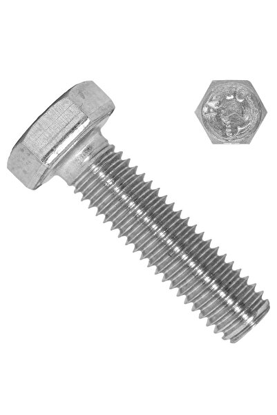 Admira Systems Set de 50 șuruburi cu cap hexagonal DIN 933 filet complet M12 ...