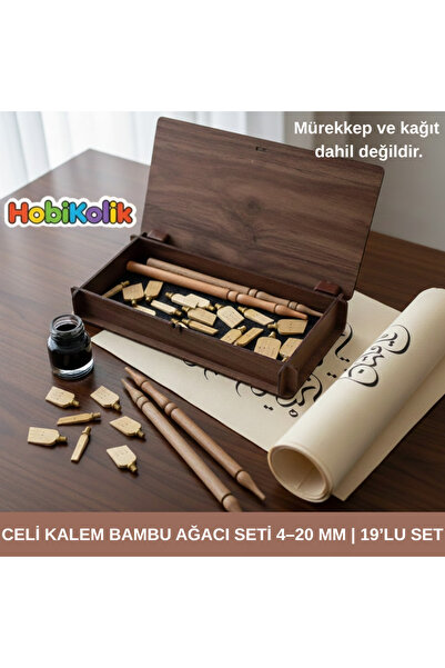 Art Tone CELİ KALEM BAMBU AĞACI SETİ 4–20 MM | 19’LU SET