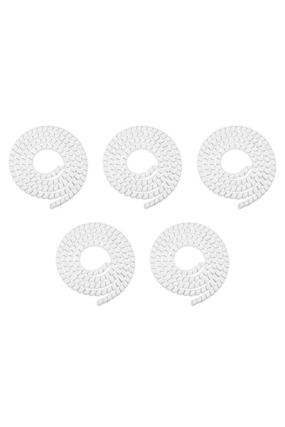 MOJOYCE 5PCS White 1.3m Electric Scooter Line Protector Cover Universal Elect...