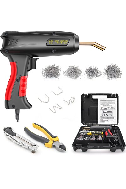 TECHSTAR Aparat de sudură pentru plastic de 200 W, capse predominant termice,...