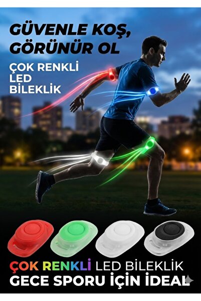 sonx Gece Koşu Bilekliği: Su Geçirmez, 2 Fonksiyonlu, Işıklı Güvenlik Bandı