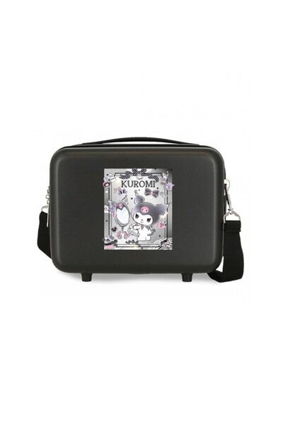 SANRIO Children's travel bag, Kuromi Dream Closer, adaptable ABS, black, 21x29x15 cm