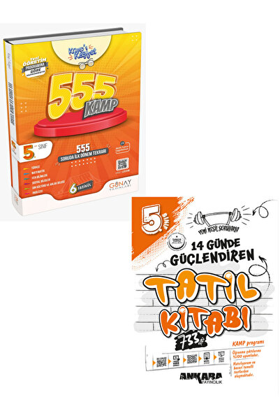 Efsane Yayınları 5.Sınıf Günay Yayınları İlk Dönem 555 Kamp Kitabı + 5.Sınıf ...
