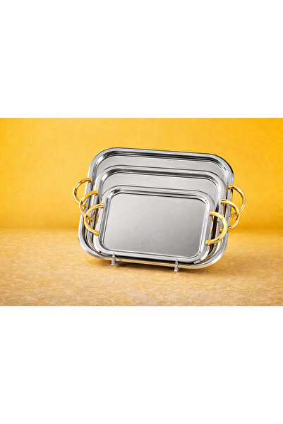 Dania 🏆 Luxurious serving tray set ✨ A golden touch befitting your elegant hospitality