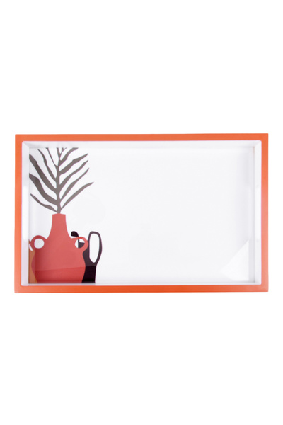 Blends Rectangular Wooden Serving Tray