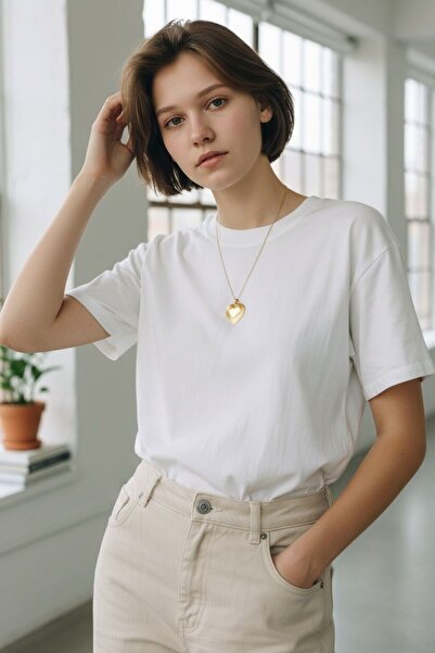 by Atelier Sarraf 14 ayar altın Kalp Charm kolye ucu