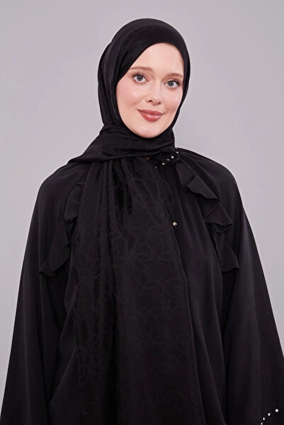 Levidor Geometric Pattern Grazia Shawl - Black