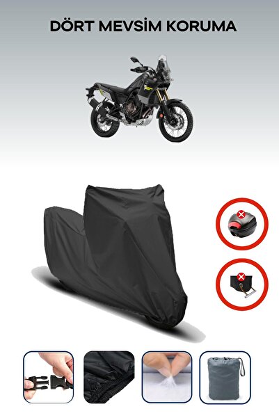 Breen Black Rear Bag Lock Incompatible Yamaha Tenere 700 World Raid Compatibl...