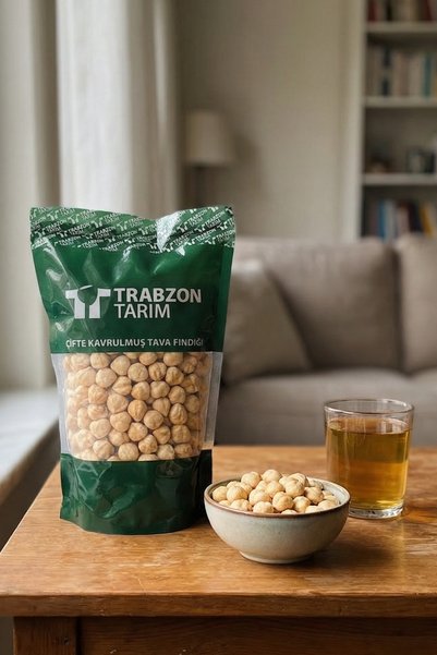 TRABZON TARIM Çifte Kavrulmuş Tava Fındığı 400 G