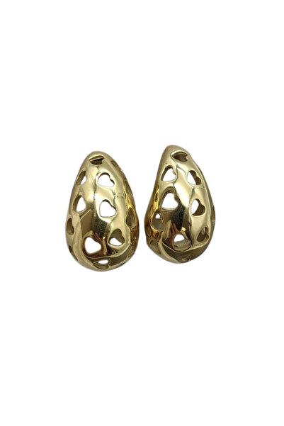 Abundo Cercei din inox Juno gold