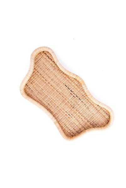 Blends صينية تقديم خشبية صغيرة