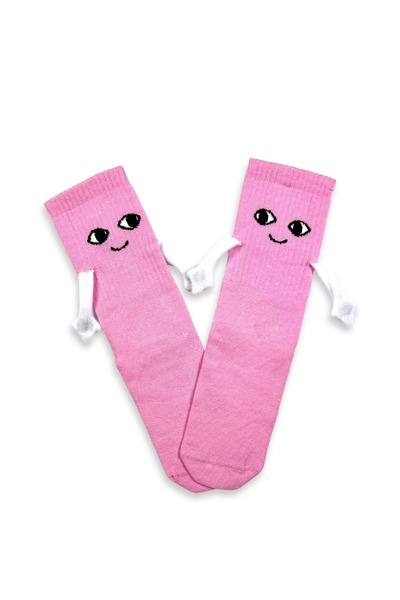 CARNAVAL SOCKS Magnetic Holding Hands Socks Friendship Sports Socks Fun and F...