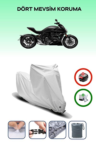 Breen غطاء دراجة نارية متوافق مع دوكاتي ديافيل، مقاوم للماء، متوافق مع غطاء دراجة نارية دوكاتي ديافيل