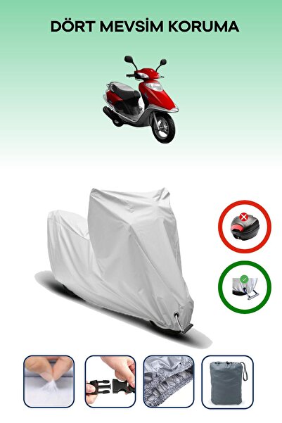 Breen Gray Lock Compatible Yuki Tk50Q3 Picasso 50 Compatible Motorcycle Tarpa...