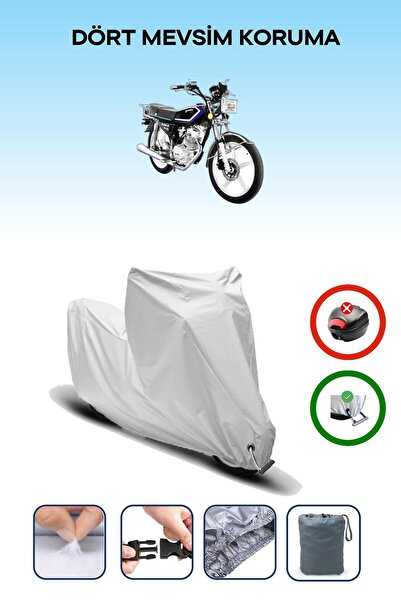 Breen Gray Lock Compatible Yuki Yk-100M Modify Compatible Motorcycle Tarpaulin Waterproof