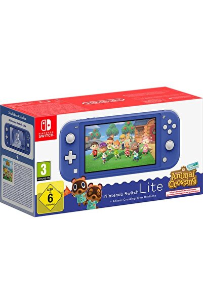 Nintendo Switch Lite Animal Crossing, Blue